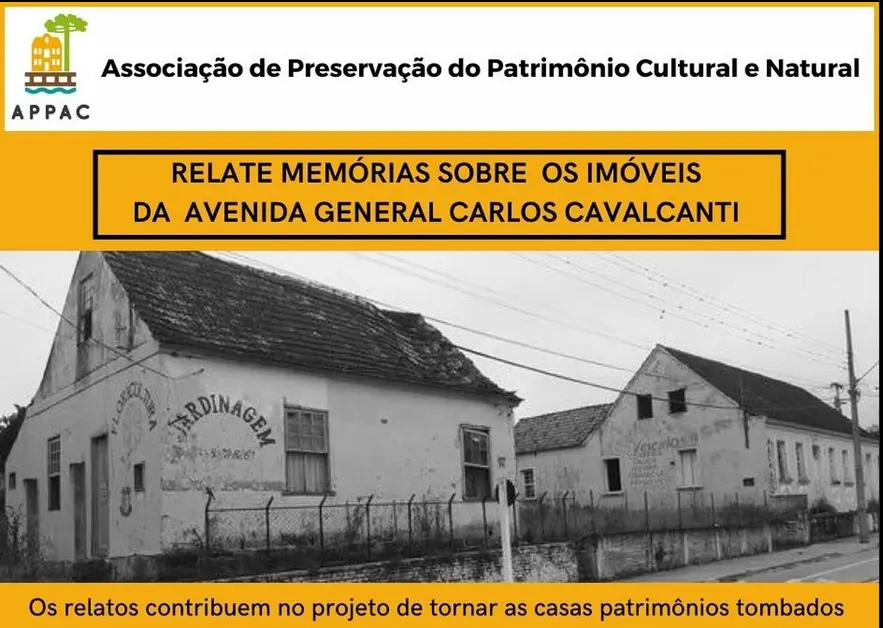 Relate memórias sobre os imóveis da Avenida General Carlos Cavalcanti